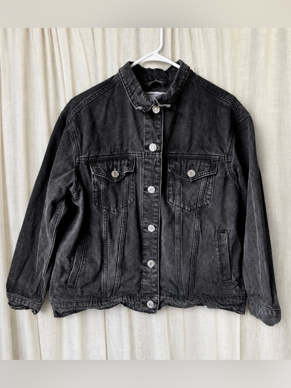 Garage Black Washed Denim Trucker Jacket
